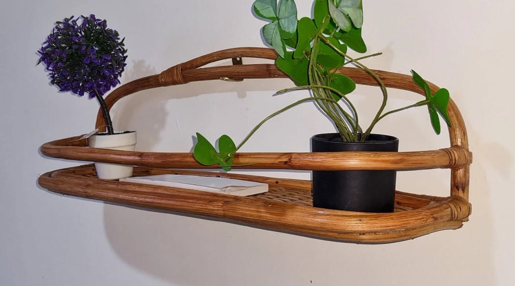 Etsy Handcrafted Bamboo Shelves