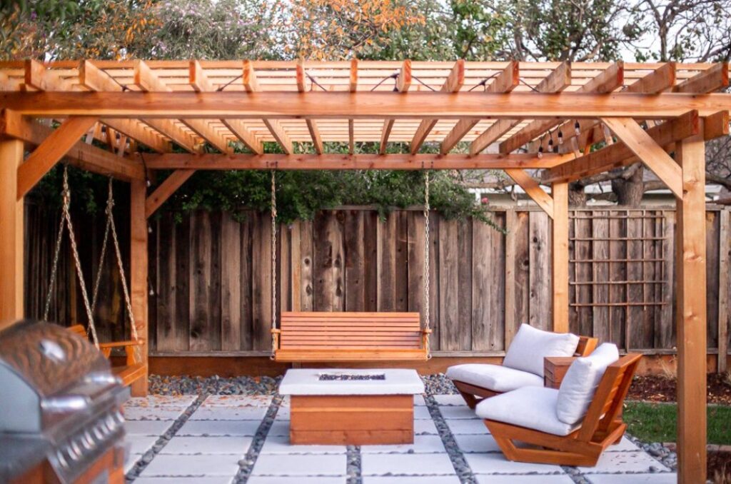 Outdoor Cedar Wood Beam for Pergola by Forever Redwood